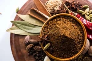 Spiced food ingredient powder